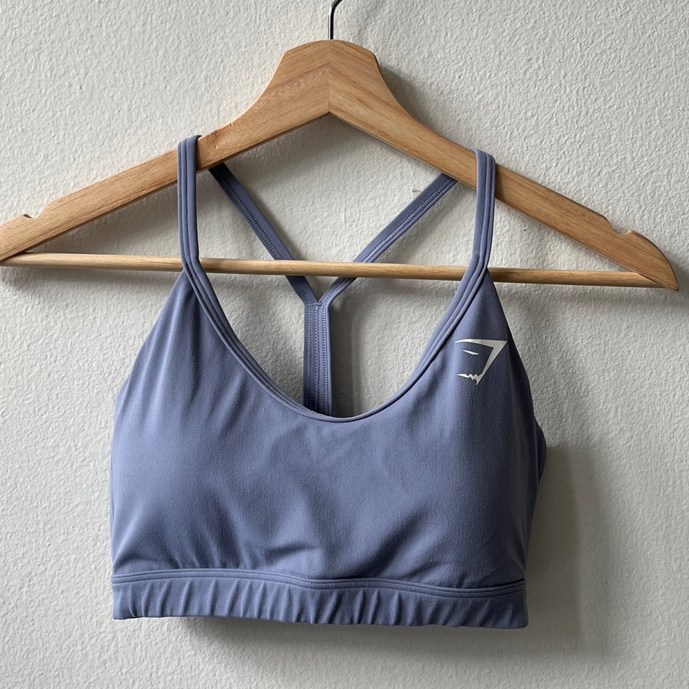 Gymshark Women's Blue Sports Bra XS